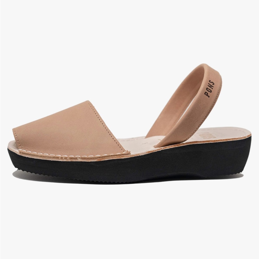 BNIB pons avarcas platform tan size 38 / 8